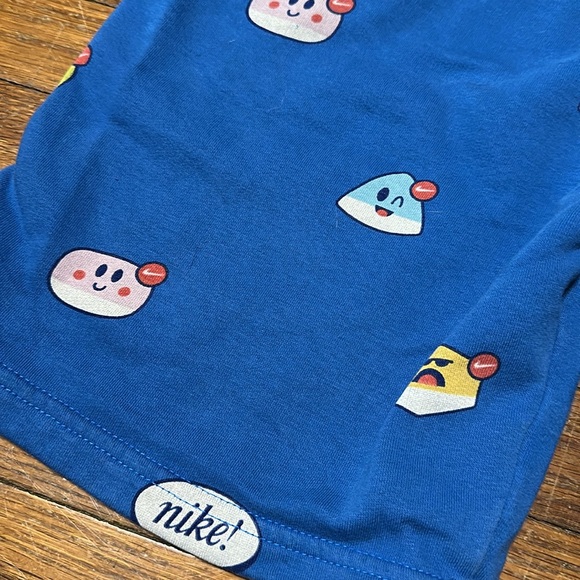 Nike Kids Blue Printed Sweat Shorts, Sz Large - Picture 4 of 4